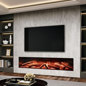 Creëer luxe en sfeer met de Element4 Club 180 E elektrische haard. Realistische vlammen, energiezuinig en perfect voor meer sfeer in grote moderne ruimtes.