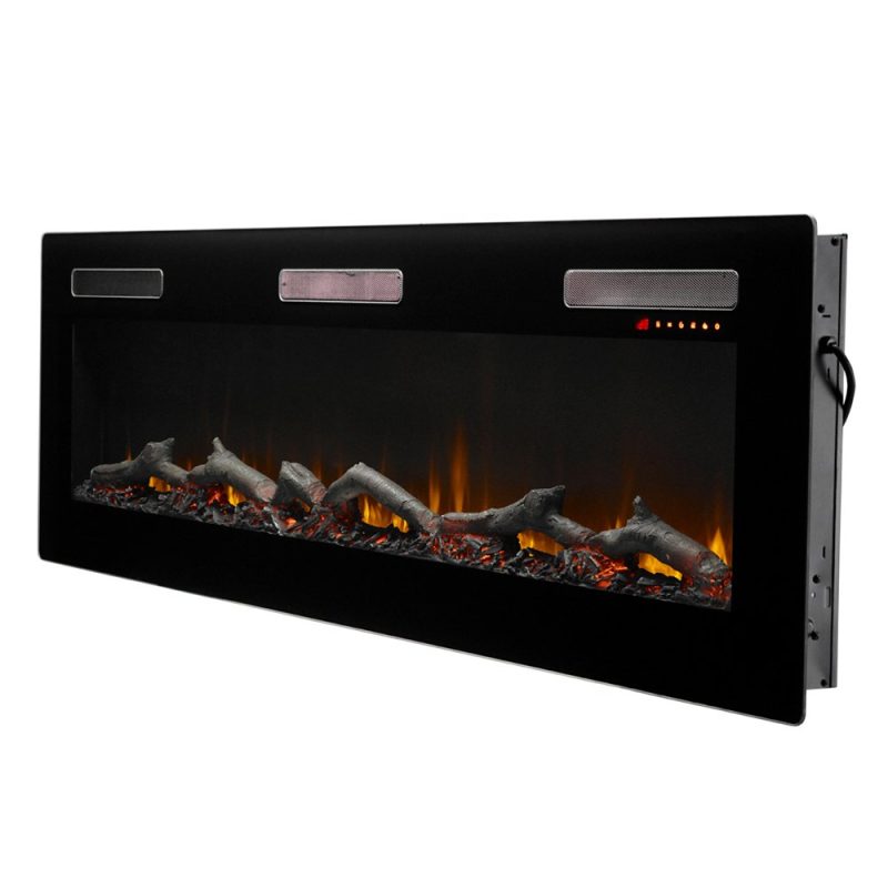 Ervaar de luxe van de Dimplex Sierra 72" elektrische haard. Met realistische vlammen en efficiënte verwarming, ideaal voor sfeer in grote en moderne ruimtes.