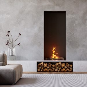 De Element4 Sky Large Front Bio biedt grote zichtbare vlammen, energie-efficiënte verwarming en een minimalistisch ontwerp voor moderne interieurs.