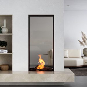 De Element4 Sky Large Tunnel Bio biedt dubbele zichtbare vlammen, energie-efficiënte verwarming en een minimalistisch tunnel ontwerp voor moderne ruimtes.